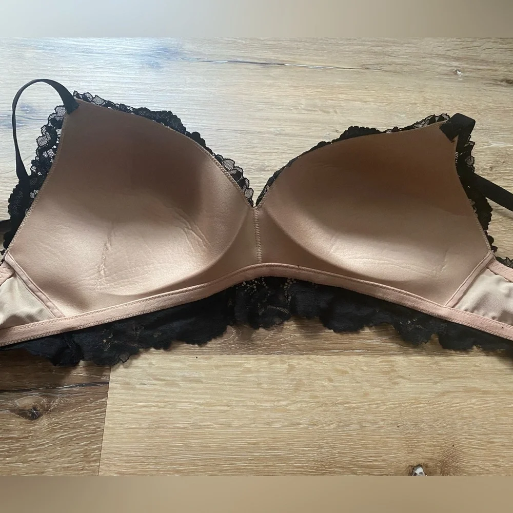 Aerie Wireless Black Lace Bra - Picture 4 of 8